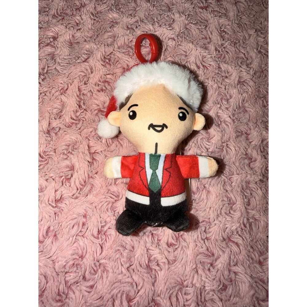 Christmas Vacation Lampoons Plush Bag Clip Character Clark Griswold Keychain